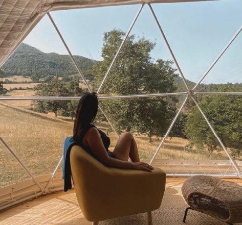 Easyglamping Interno Bubble Dome